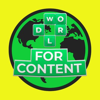 Telegram profile photo for 🌍WORLD FOR CONTENT