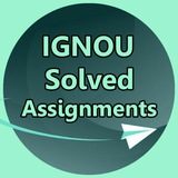 Telegram profile photo for IGNOU BCA MCA Solved Assignments