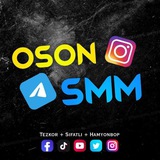 Telegram profile photo for OSON SMM ISBOT