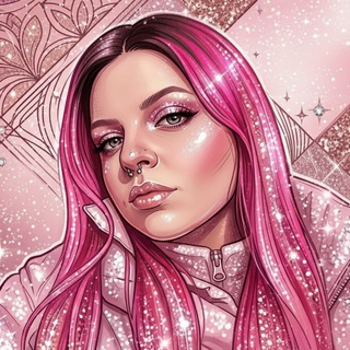 Telegram profile photo for violet design