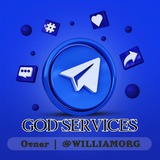 Telegram profile photo for 𝑮𝑶𝑫 𝑺𝑬𝑹𝑽𝑰𝑪𝑬𝑺 🌐