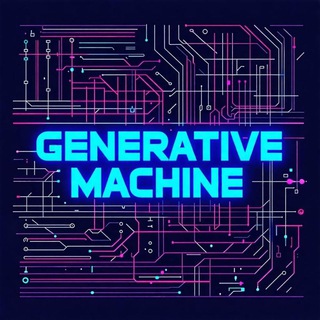 Telegram profile photo for GENERATIVE MACHINE