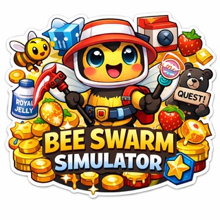Telegram profile photo for Отзывы от канала Стикеры Bee swarm simulator