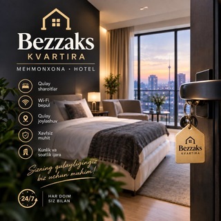 Telegram profile photo for Bezzaks Kvartira Hotel Hostel