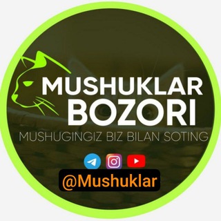Telegram profile photo for πΊπΏ Mushuklar bozori
