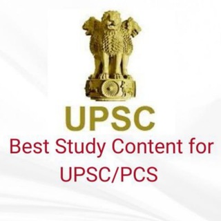 Telegram profile photo for UPSC Best Study Content