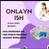 Telegram profile photo for Onlayn ish