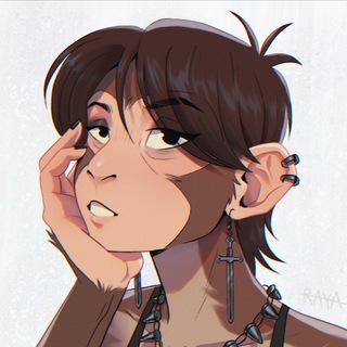 Telegram profile photo for skullRaya's Art 🌿💀