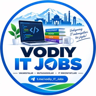 Telegram profile photo for Vodiy IT Jobs