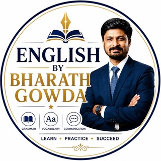 Telegram profile photo for English by Bharath Gowda