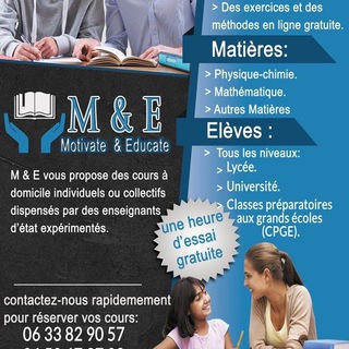 Telegram profile photo for Cours de soutien physique chimie université CPGE Lycée 👨🎓