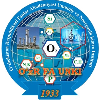 Telegram profile photo for O'zRFA Umumiy va noorganik kimyo instituti