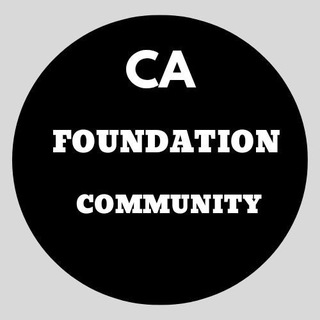 Telegram profile photo for CA FOUNDATION COMMUNITY