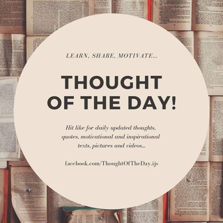 Telegram profile photo for Thought of the Day