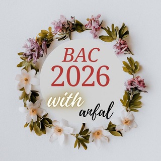 Telegram profile photo for 🌸BAC 2️⃣0️⃣2️⃣6️⃣ with ANFAL🌸