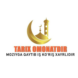 Telegram profile photo for TARIX OMONATDIR | Kanal
