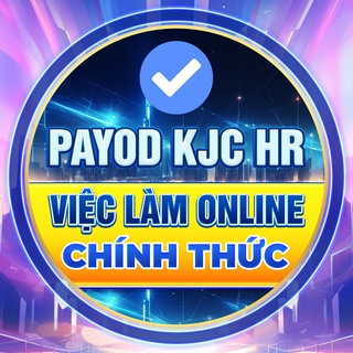 Telegram profile photo for TUYỂN DỤNG LIÊN MINH QUỐC TẾ KJC - PAYOD HR