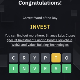 Telegram profile photo for Binance Words Answers WOTD