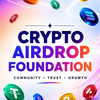 Telegram profile photo for Crypto Airdrop Foundation