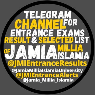 Telegram profile photo for JMI Entrance Results