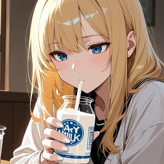 Telegram profile photo for milk & mist