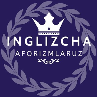 Telegram profile photo for Inglizcha Aforizmlar 🕊