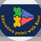 Telegram profile photo for Education point with kaur