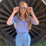 Telegram profile photo for Ксения Гринберг about flying with 💙