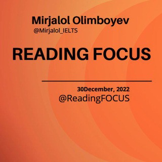 Telegram profile photo for Reading FOCUS | READING 9.0