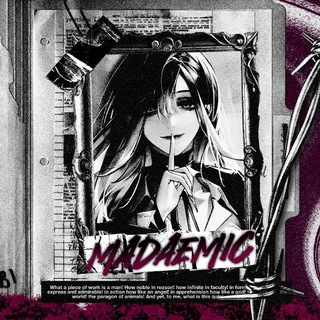 Telegram profile photo for MADAEMIC, OPEN. 光環視覺 ▏𐁊.