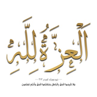 Telegram profile photo for نيو وورلد اوردر ٣١٣