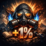 Telegram profile photo for +1%