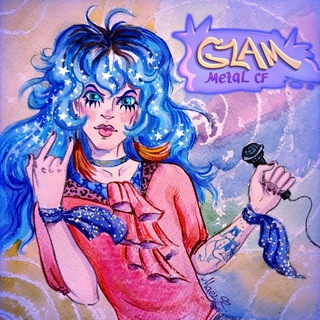 Telegram profile photo for GLAM METAL CONFESSION🎸💋