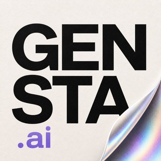 Telegram profile photo for Gensta.ai: ИИ Видео, Оживить Фото. Nano Banana, Seedance 2