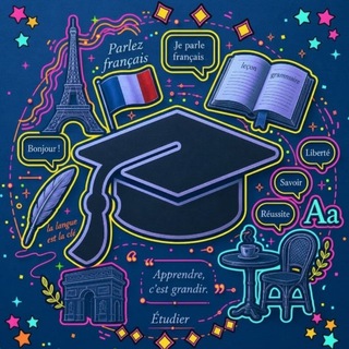 Telegram profile photo for study mate_الفرنسي