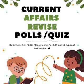 Telegram profile photo for 🎯CURRENT AFFAIRS REVISION AND STATIC GK🎯