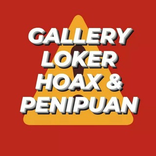 Telegram profile photo for Gallery Loker Hoax