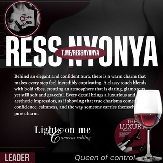 Telegram profile photo for ﹙ II. RESS NYONYA ⓘ.
