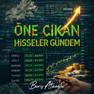 Telegram profile photo for ÖNE ÇIKAN HİSSELER GÜNDEM