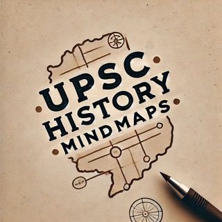 Telegram profile photo for UPSC HISTORY MINDMAPS