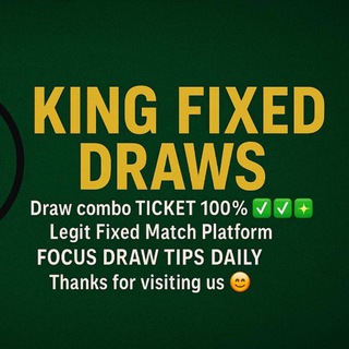 Telegram profile photo for FIXED DRAWS EXPERT🔱💯