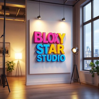Telegram profile photo for Bloxy star studio!