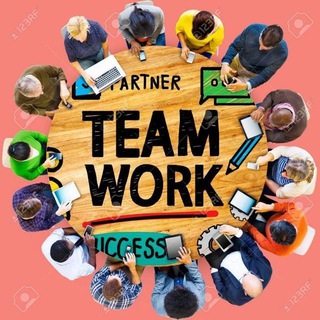 Telegram group profile photo for team work