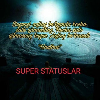 Telegram profile photo for Super Statuslar& Mayus musiqalar | Uyda qoling