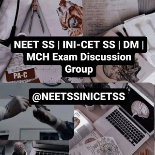 Telegram profile photo for NEET SS | INI-CET SS | DM | MCH Exam Discussion Group 2023-2024