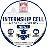 Telegram profile photo for Internship Cell - Magadh University News