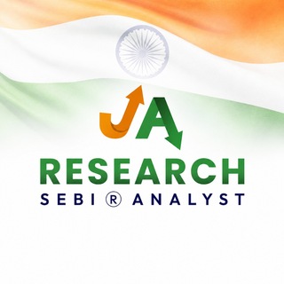 Telegram profile photo for JA Research SEBI® RA