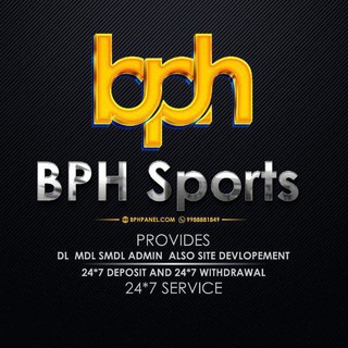 Telegram profile photo for BPH SPORTS || BPH PANEL PROVIDER ALLPANEL GOPANEL SKYEXCH DIAMOND LOTUS