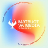 Telegram profile photo for Matbuot va media yo‘nalishi