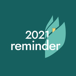 Telegram profile photo for 2021 reminders
